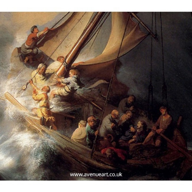 650x650 Christ In The Storm On The Sea Of Galilee - The Sea Of Galilee Painting