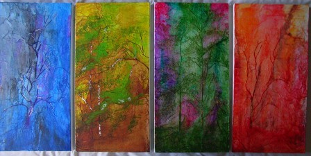 448x225 The Seasonal Landscape - The Seasons Painting