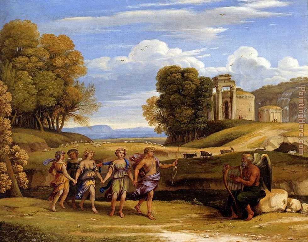 980x770 Claude Lorrain The Dance Of The Seasons Painting Anysize 50% Off - The Seasons Painting