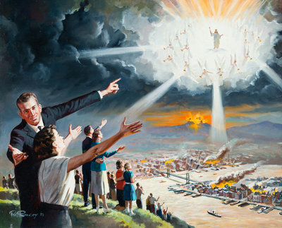 400x323 Monday Habit Look For The Return Of Jesus Sabbath School Net - The Second Coming Painting