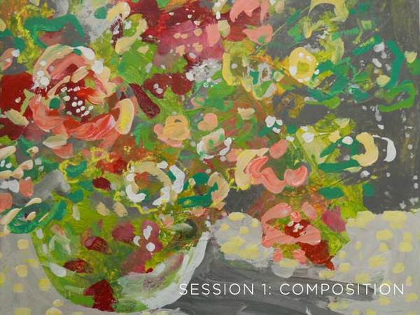 600x450 Online Course The Secret Garden Amanda Evanston Art - The Secret Garden Painting