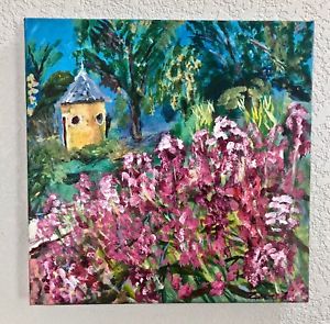 300x295 The Secret Garden By Melanie Zwicker Original Acrylic Painting - The Secret Garden Painting