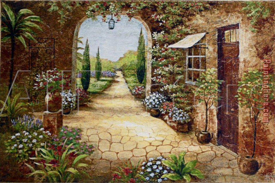 960x637 Vivian Flasch Secret Garden Ia Painting Anysize 50% Off - The Secret Garden Painting