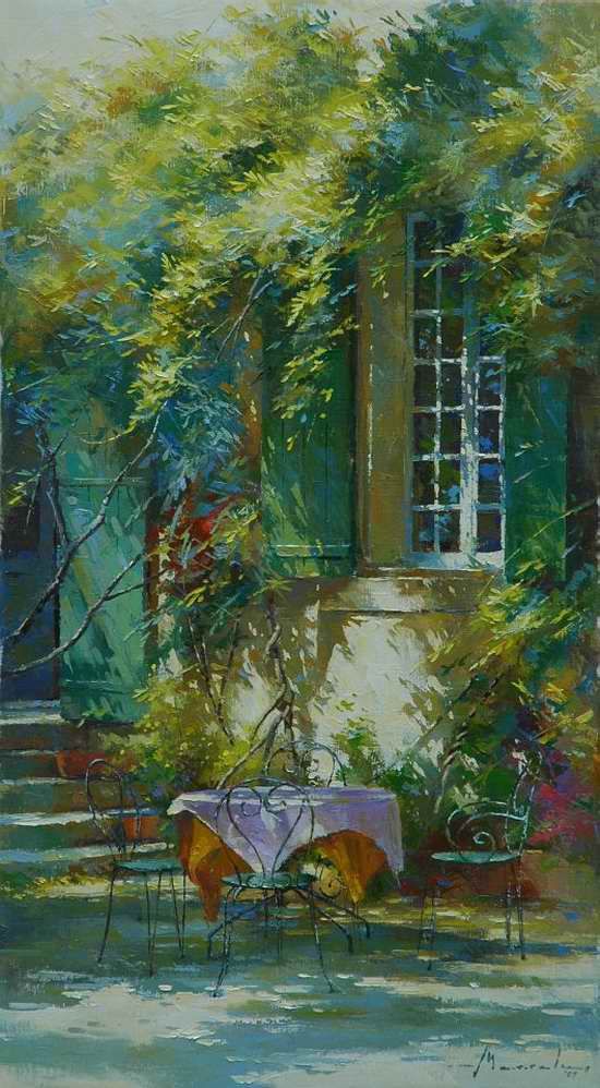 550x998 Johan Messely 1927 Belgium The Secret Gardens Beautiful - The Secret Garden Painting