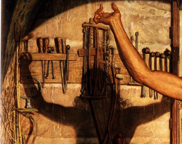 637x504 William Holman Hunt's The Shadow Of Death - The Shadow Of Death Painting