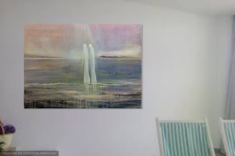 770x513 Saatchi Art The Shell Seekers Painting By Louise Croese - The Shell Seekers Painting