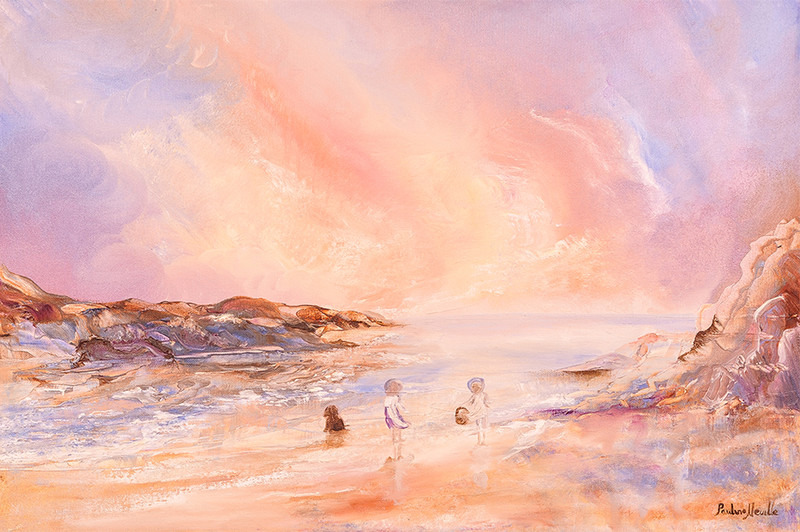 800x532 The Shell Seekers (Sold) - The Shell Seekers Painting