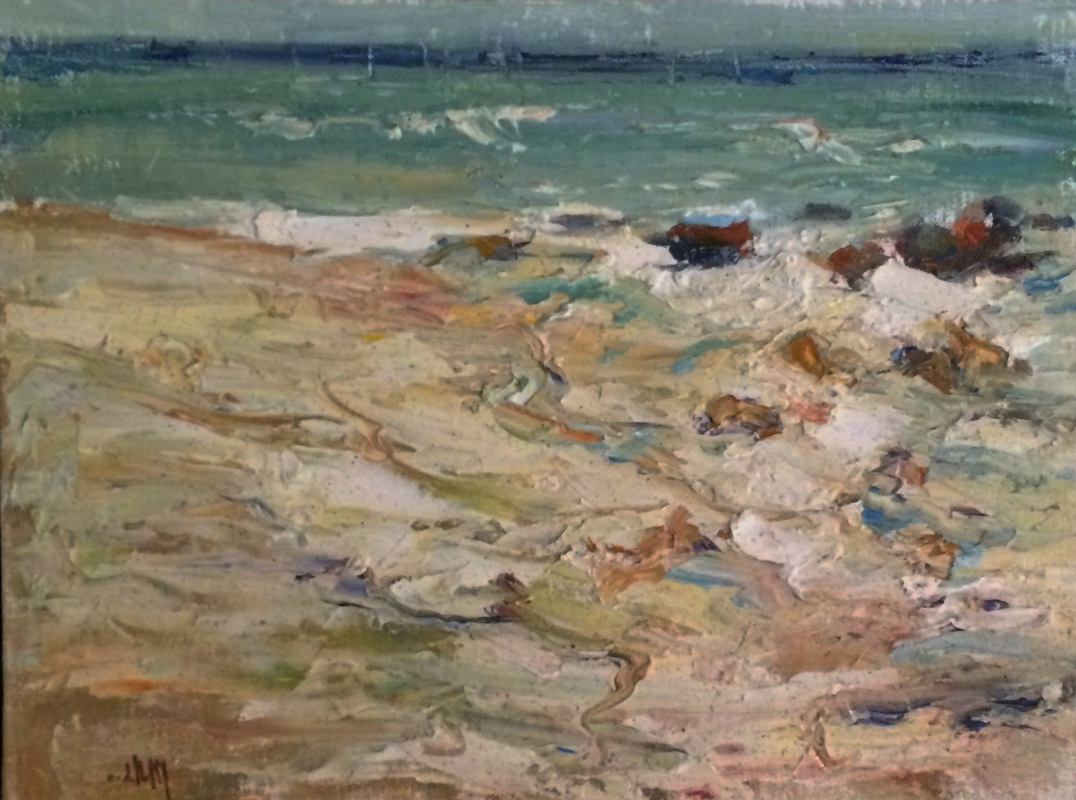 1076x800 The Shell Seekers Painting Marine Oil Paintings - The Shell Seekers Painting