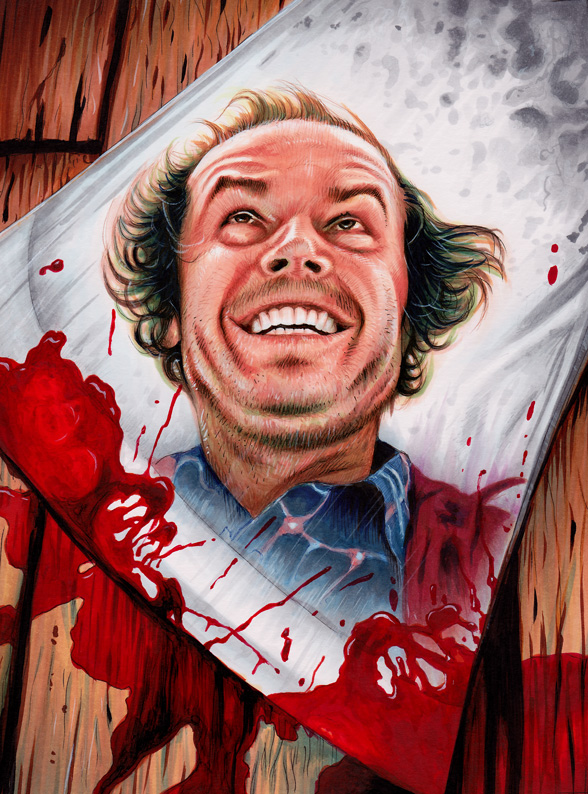 588x794 The Shining Jack Torrance's Weapon Of Choice - The Shining Painting