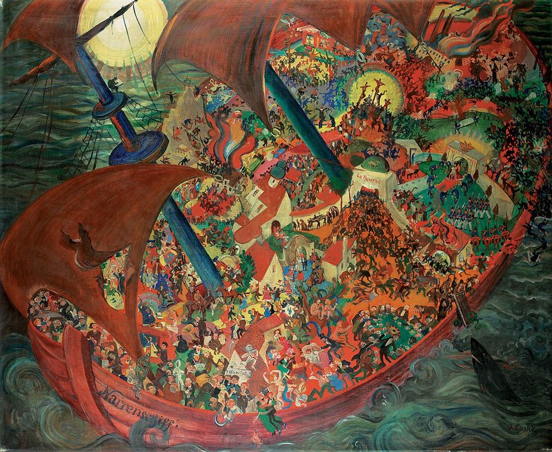 The Ship Of Fools Painting