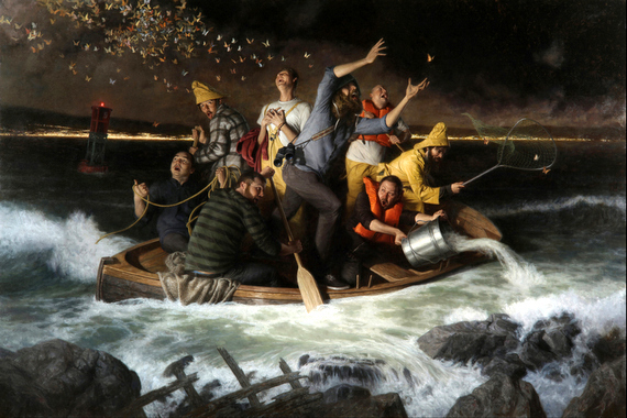 570x380 Carl Dobsky - The Ship Of Fools Painting
