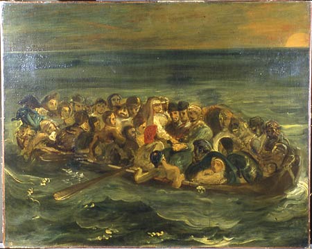 450x359 Oil Painting - The Shipwreck Painting