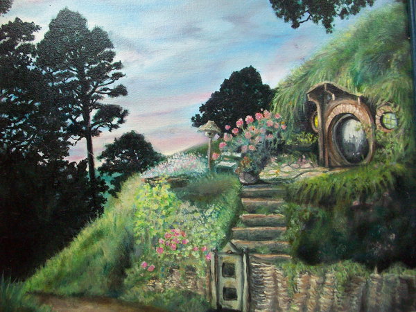600x450 The Shire By Vibraven333 - The Shire Painting
