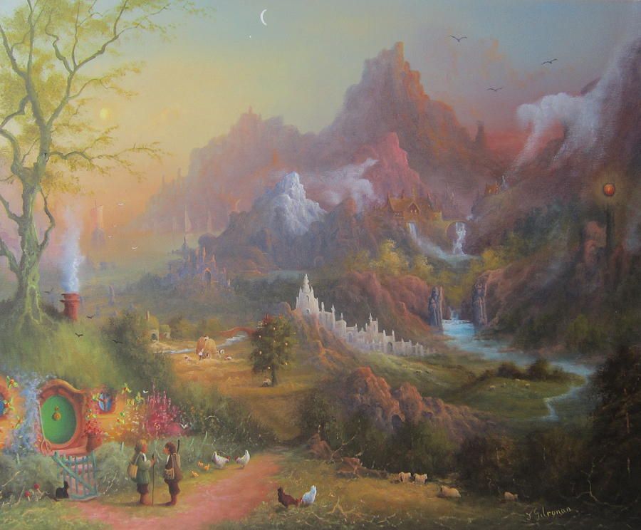 900x744 From The Shire To The Sea Painting The Art Of Joe Gilronan - The Shire Painting