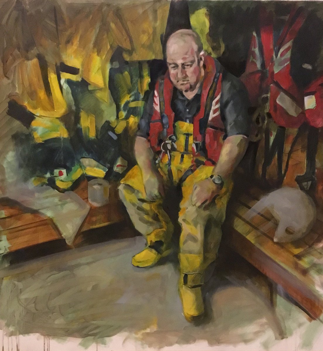 1104x1200 Portraits In Oils On Twitter More Work This Evening On This - The Shout Painting