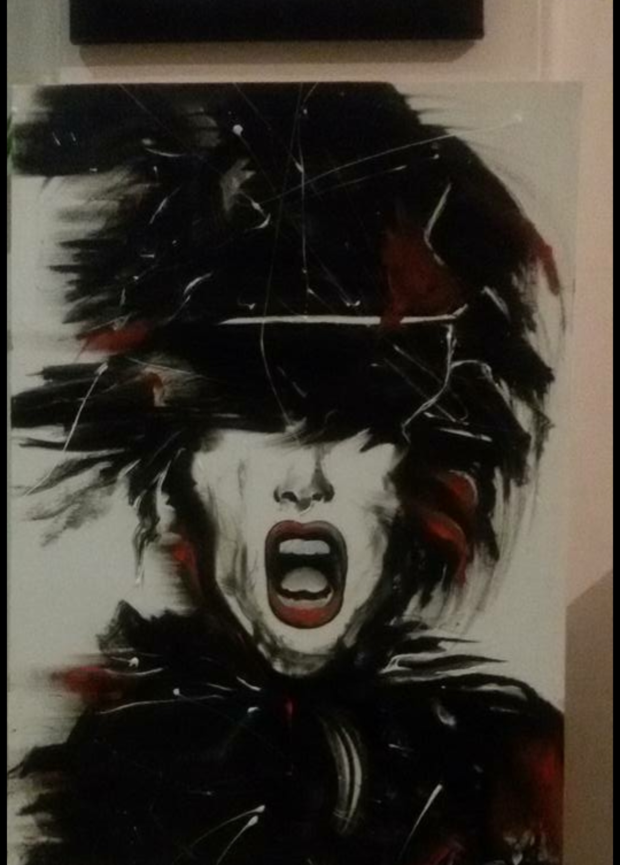 1242x1731 Shout Out Painting On Canvas By Me Steemit - The Shout Painting