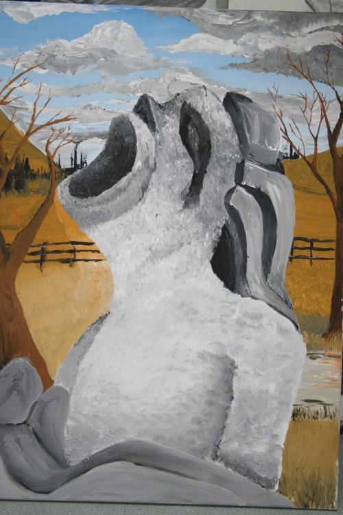 500x750 Septemberpics - The Shout Painting