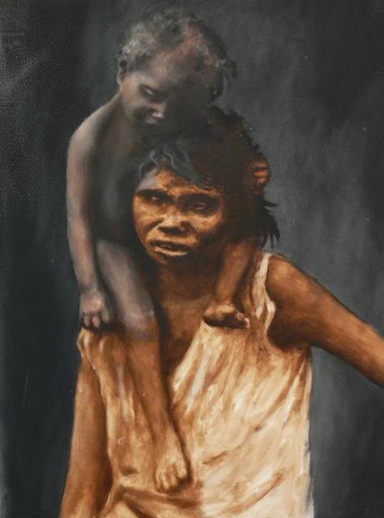 770x1040 Saatchi Art Sick Child Painting By Jenda Vondra - The Sick Child Painting