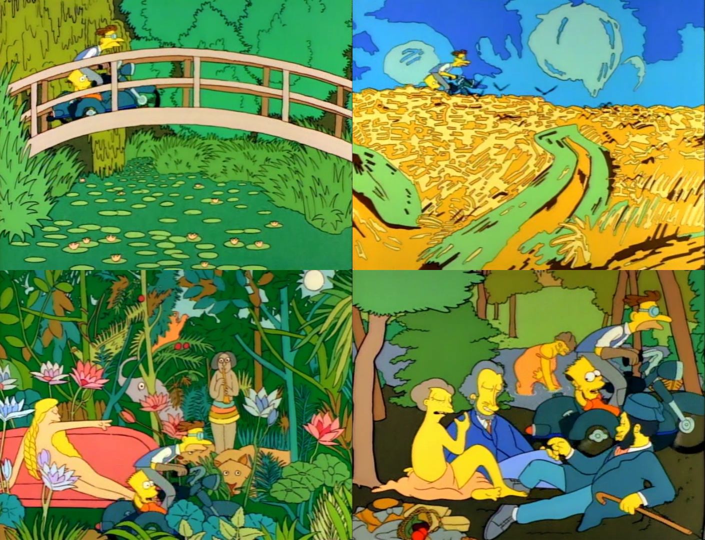 1410x1080 Sartle Blog The Simpsons Did It Part 1 - The Simpsons Painting