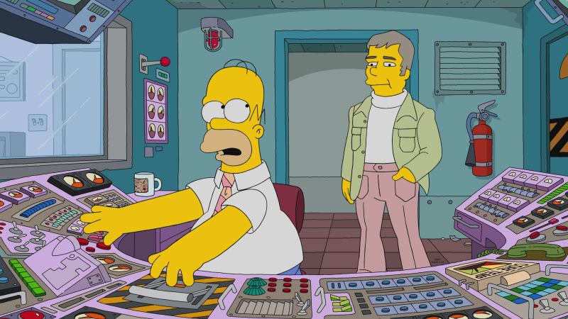 800x450 Bill Hader Helps The Simpsons Stick It To That Banacek Guy, Who - The Simpsons Painting