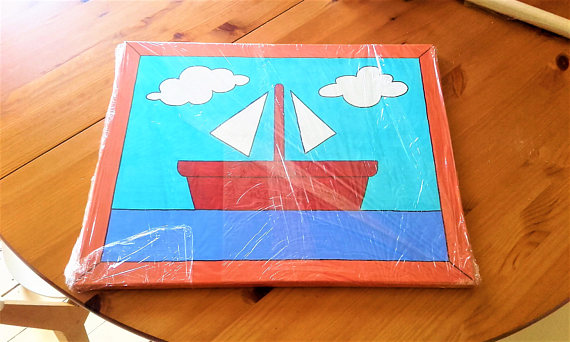 570x342 Boat Painting - The Simpsons Sailboat Painting