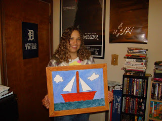 320x240 Eric's Blog Painting - The Simpsons Sailboat Painting