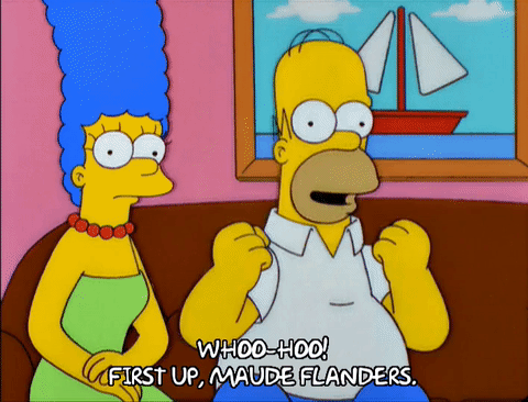 480x366 Homer Simpson Happy Marge Simpson Gif On Gifer - The Simpsons Sailboat Painting