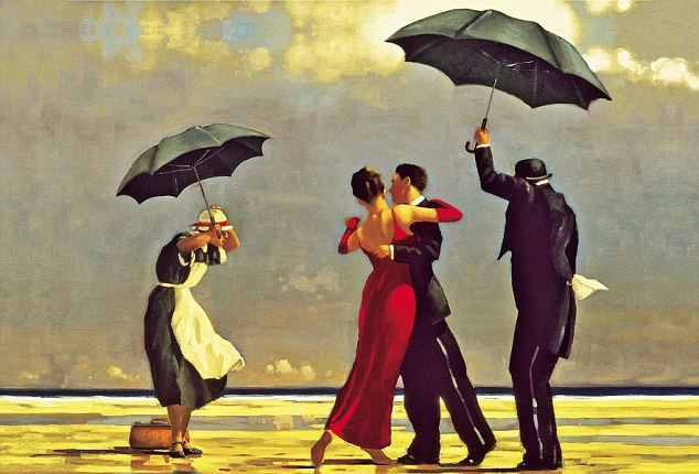 634x430 Jack Vettriano Reveals The Dark Side That Has Made Him Our Most - The Singing Butler Painting