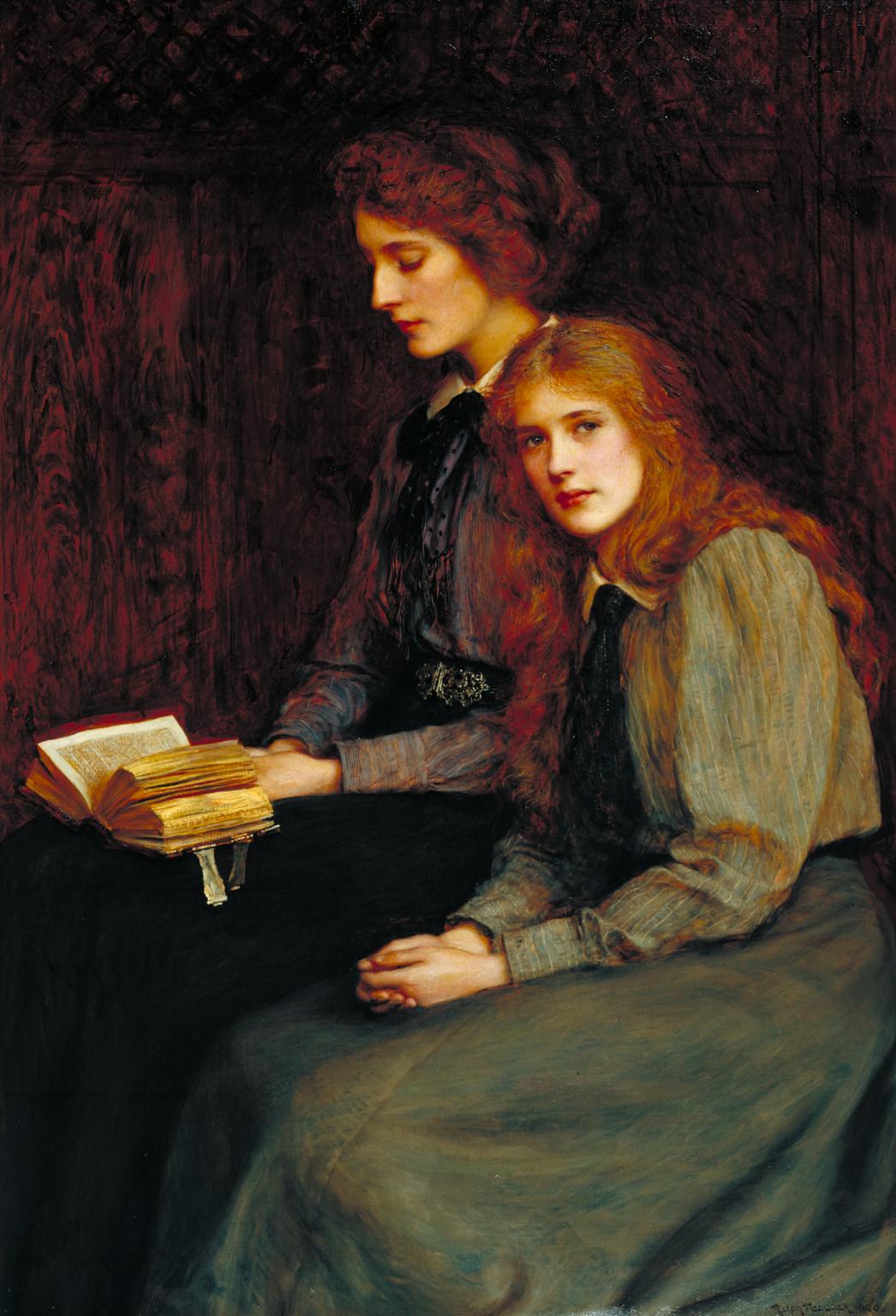 1046x1536 The Sisters', Ralph Peacock, 1900 Tate - The Sisters Painting
