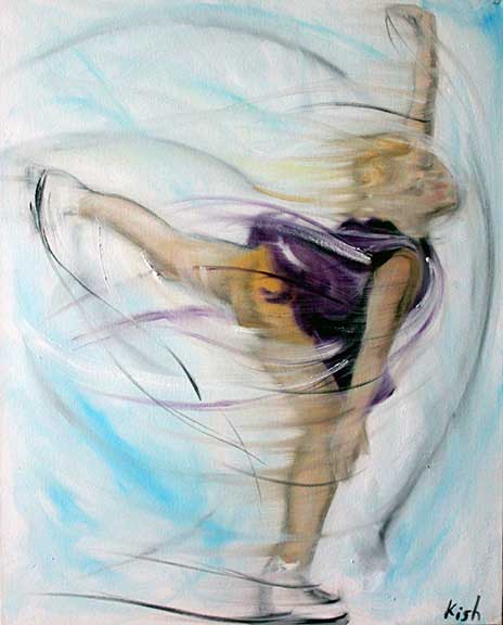 464x576 Kish Studio - The Skater Painting