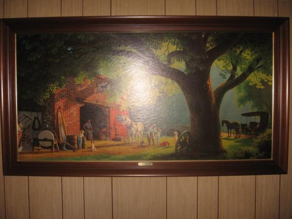 600x450 Paul Detlefsen Print The Smithy Antique Appraisal Instappraisal - The Smithy Painting