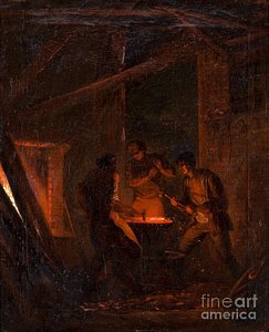 243x300 Smithy Paintings Fine Art America - The Smithy Painting