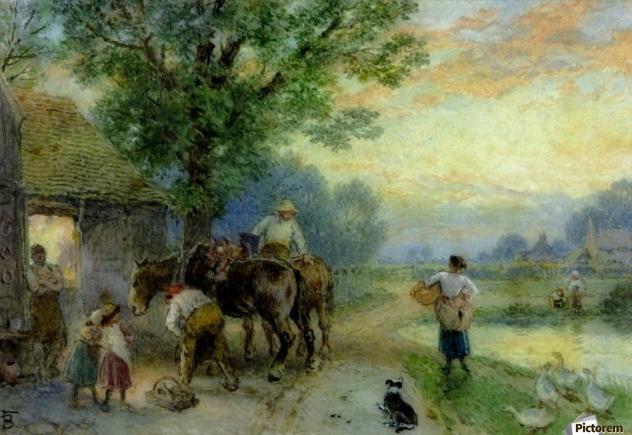 900x620 The Smithy - The Smithy Painting