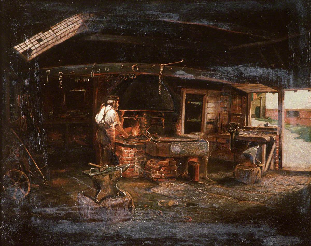 The Smithy Painting At Explore Collection Of The