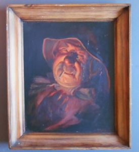 276x300 Superb Painting Louis Montague - The Smoker Painting