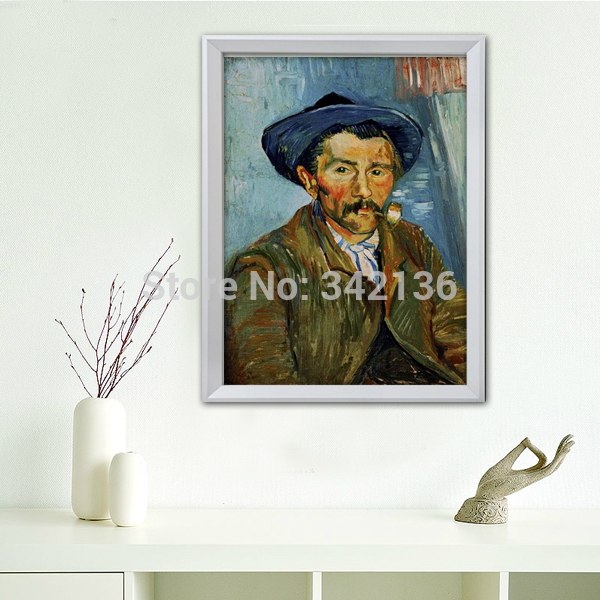 600x600 The Smoker (Peasant) Van Gogh Hand Made Oil Painting Wall Hanging - The Smoker Painting