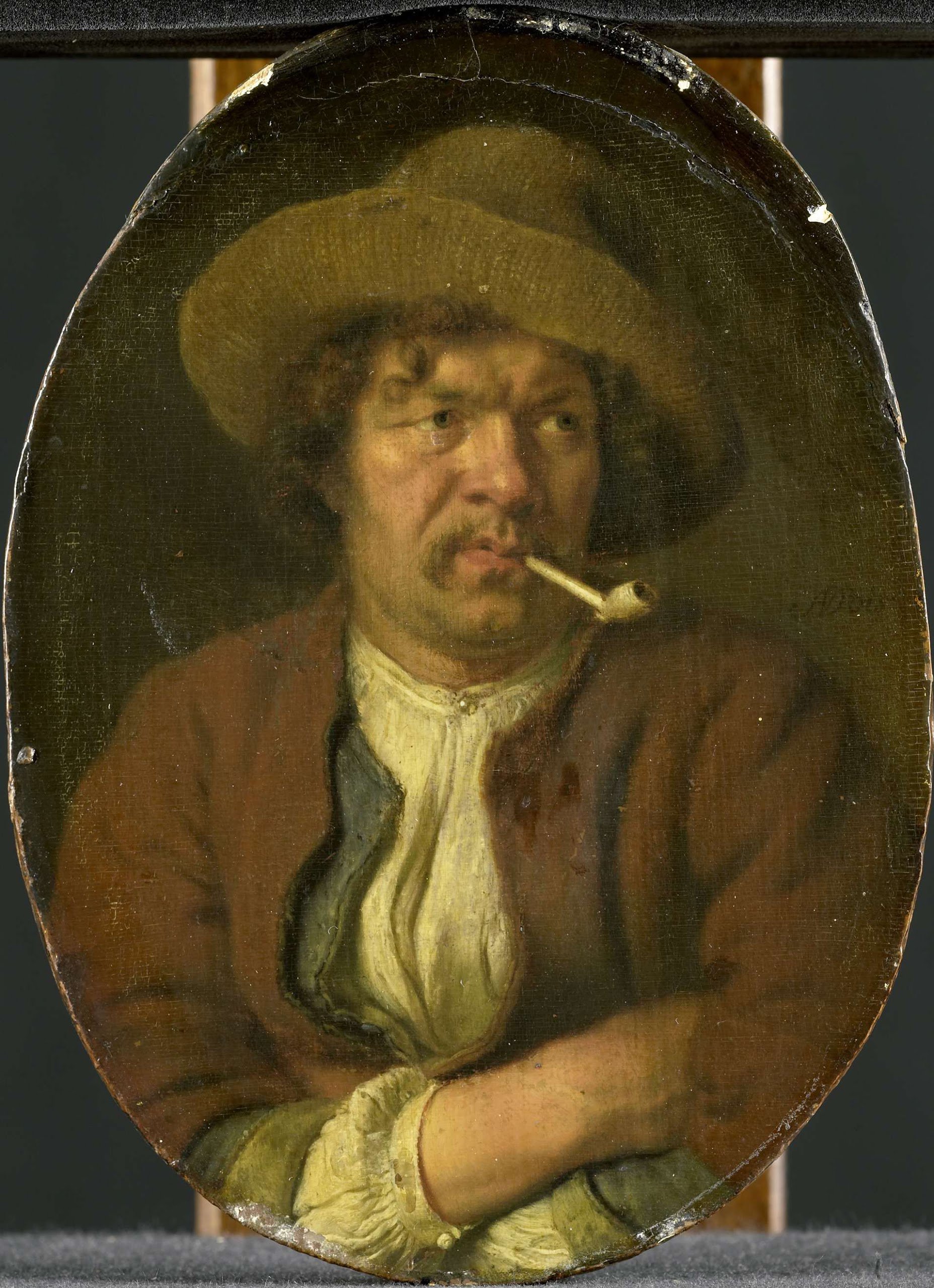 1856x2560 The Smoker. 1655 - The Smoker Painting