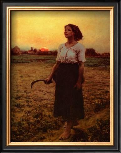 386x488 The Song Of The Lark Posters By Jules Breton - The Song Of The Lark Painting