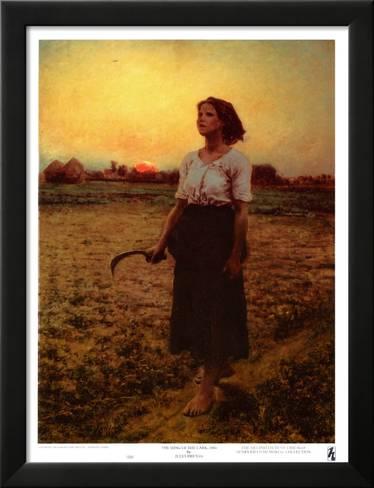 374x488 The Song Of The Lark Posters By Jules Breton - The Song Of The Lark Painting
