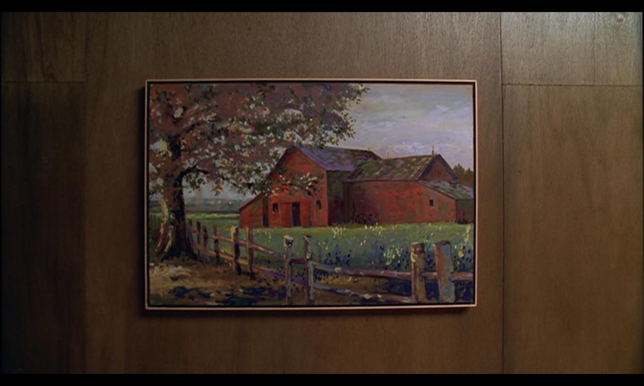 1280x768 Red Barn Painting Sopranos Autopsy - The Sopranos Painting