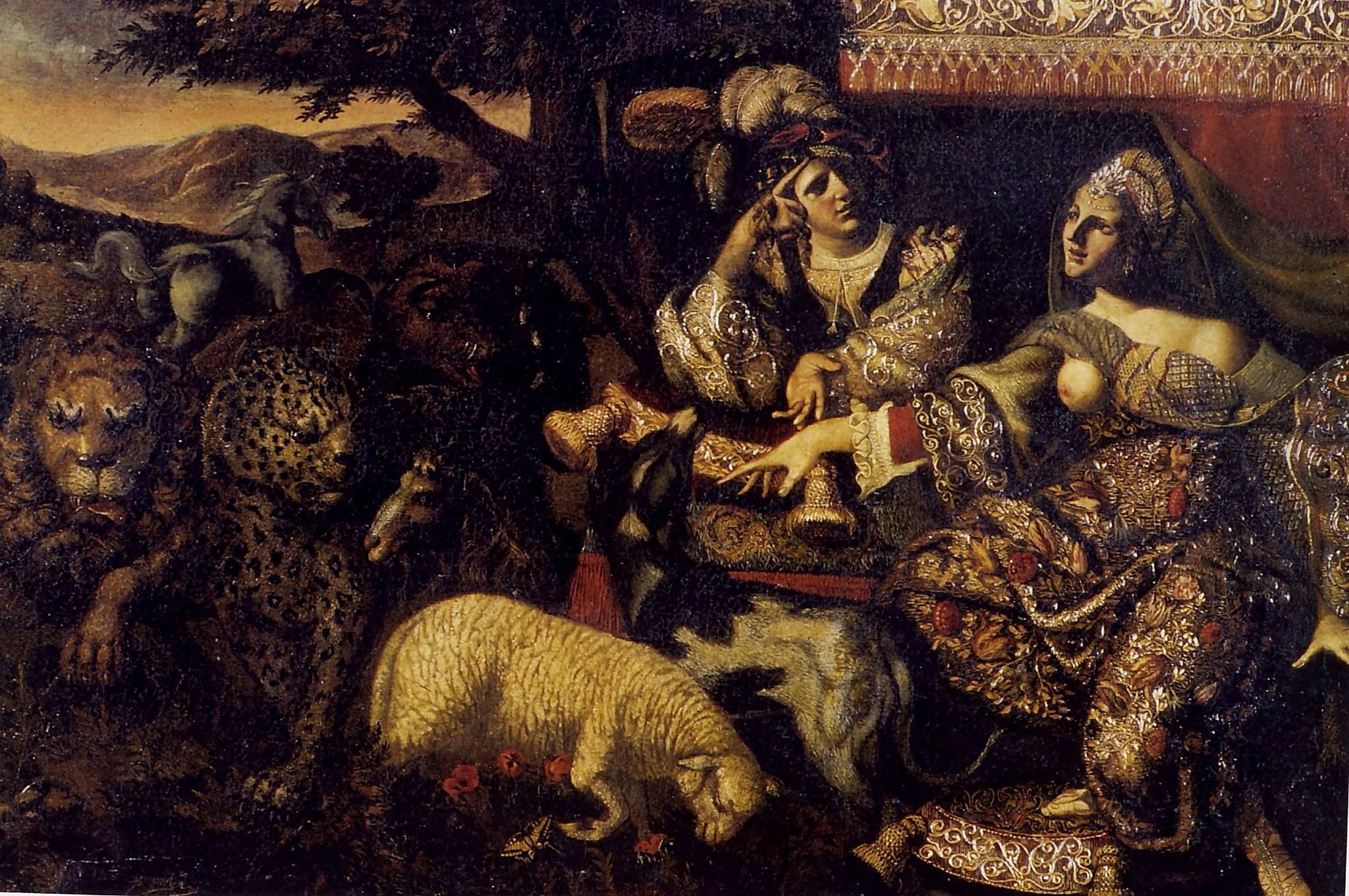 2048x1360 Angelo Caroselli - The Sorceress Painting