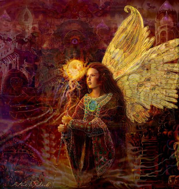 618x650 Stunning Sorceress Artwork For Sale On Fine Art Prints - The Sorceress Painting