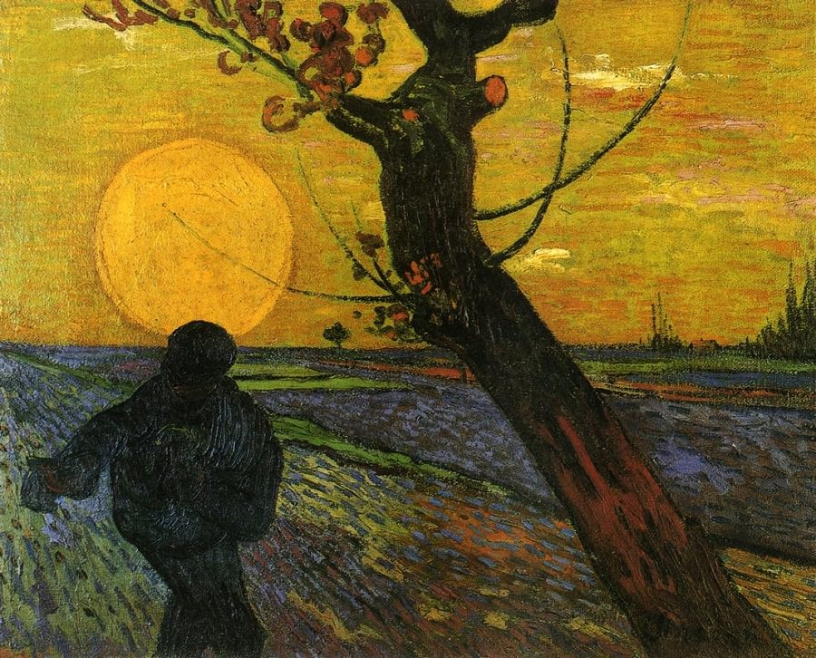 900x726 The Sower, 1889 By Vincent Van Gogh - The Sower Painting