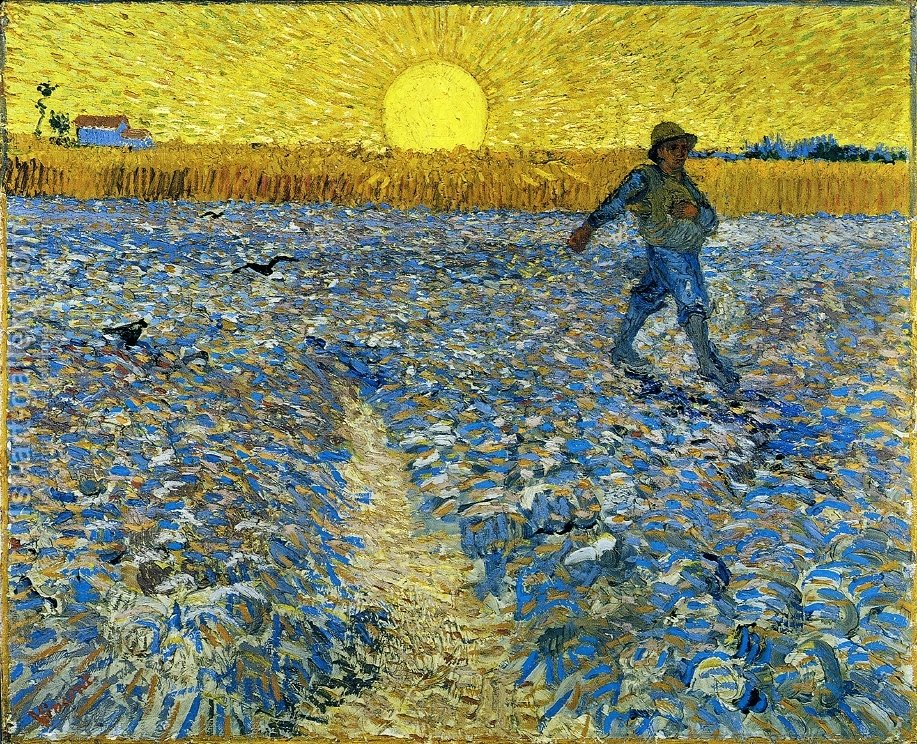 917x744 The Sower Vincent Van Gogh Reproduction 1st Art Gallery - The Sower Painting