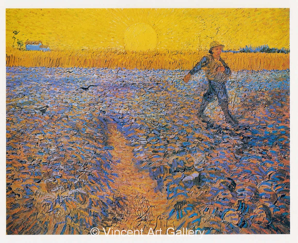 1229x1000 The Sower By Vincent Van Gogh - The Sower Painting