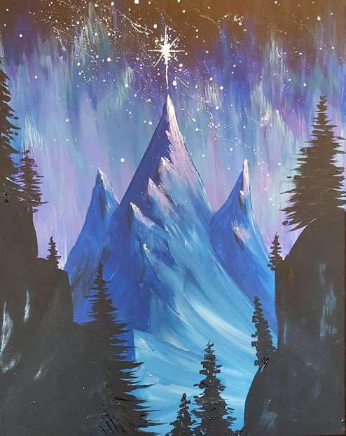 494x622 North Star - The Star Painting