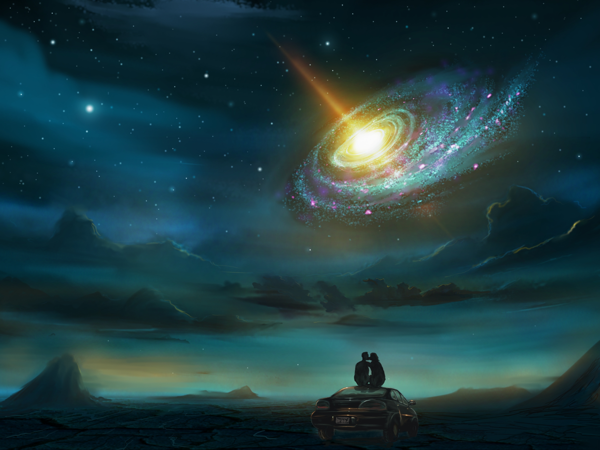 2500x1875 Trillions Space Painting - The Star Painting