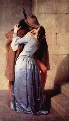 236x415 Ron Hicks - The Stolen Kiss Painting