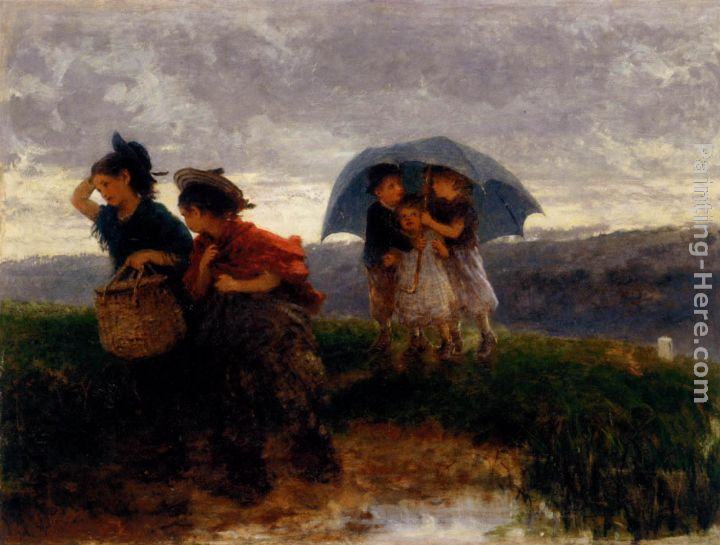 720x545 John Morgan The Storm Painting Framed Paintings For Sale - The Storm Painting