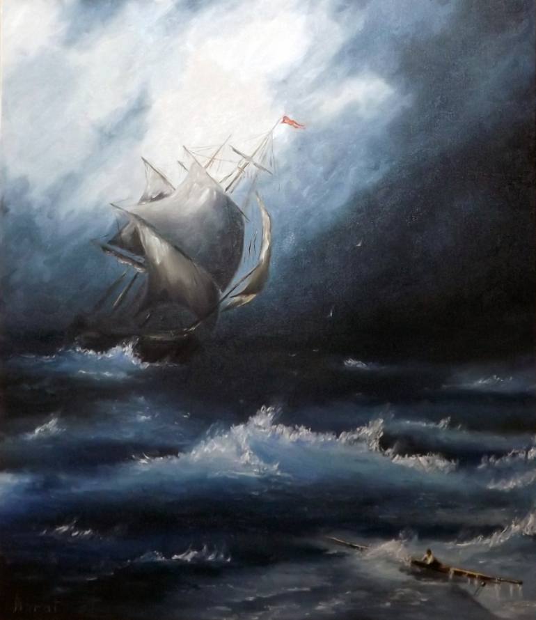 770x890 Saatchi Art The Storm Painting By Marat Melnyk - The Storm Painting